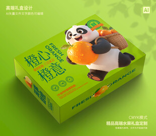 橙子包装 脐橙礼盒