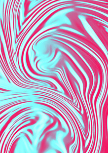 梦幻渐变流体艺术图案