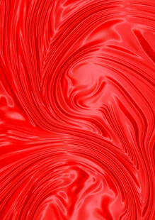 红色绸缎纹理特写