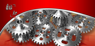 金属齿轮组合工业风美感