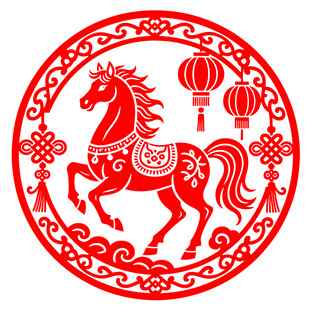 2026年马年春节剪纸