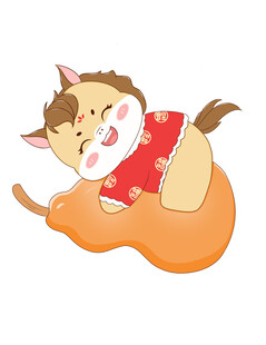 马年卡通马2026年吉祥物