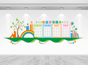 班级学习园地文化墙