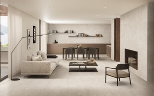 现代简约客厅分层效果图