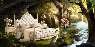 家居自然物料广告