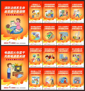 消防展板