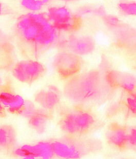 梦幻粉色花卉水彩背景图