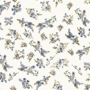 清新碎花图案布料纹理