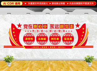 党建会议室背景墙