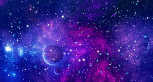 宇宙星空背景图灯箱