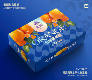 橙子包装 果冻橙礼盒