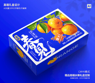 春见礼盒 桔子包装