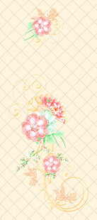 花卉图案背景设计素材