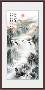 玄关山水装饰画