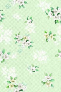 清新淡雅花卉图案背景