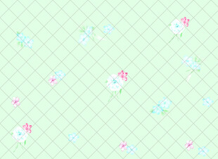 清新小兔图案浅绿色背景