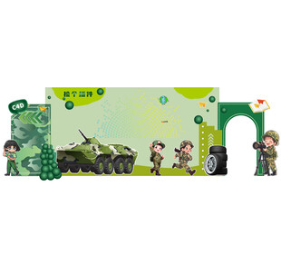 儿童军事主题玩具套装