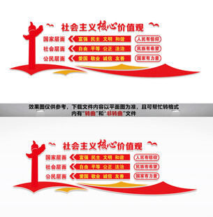 社会主义核心价值观文化墙