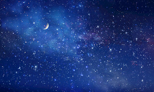 巨幅宇宙星空背景图灯箱