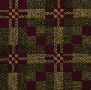 复古格子图案地毯纹理