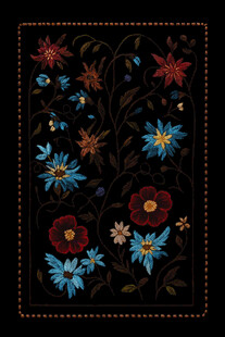 花卉刺绣图案设计