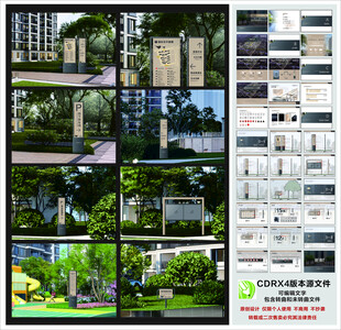 房地产标识牌 小区标识牌