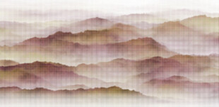 水墨风激光雕刻点阵图