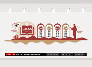 校风校训文化墙