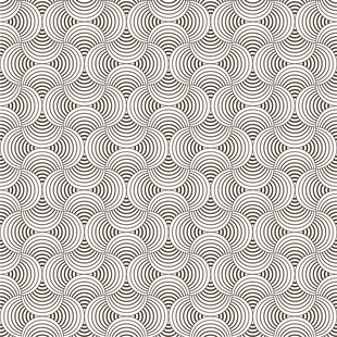 几何环形无缝纹理图案