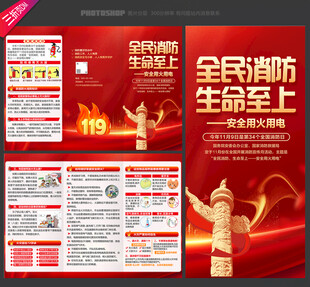 2025消防日三折页