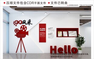 现代企业文化墙