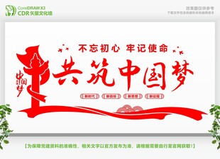 共筑中国梦宣传展板