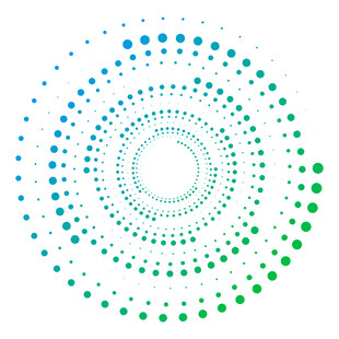 渐变圆点环形图案