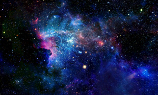 黑色星空背景墙