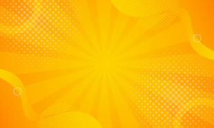 炫彩黄色放射状背景图案