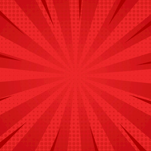 红色放射状纹理背景图