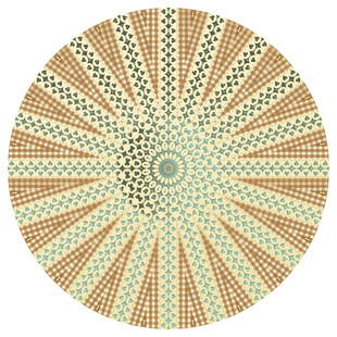 圆形几何图案装饰花纹