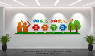 四个学会校园文化墙