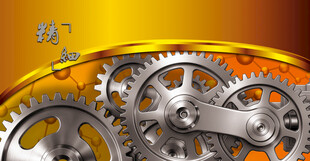 金属齿轮组工业风机械美