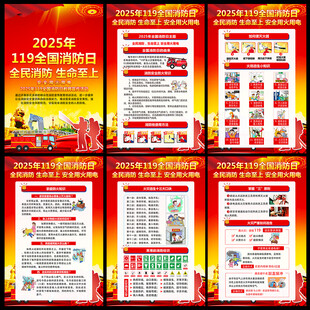 2025年全国消防日海报挂图