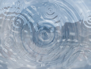 清澈透明水波纹