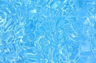 蓝色水波纹理背景图