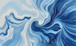 油画笔触抽象流体背景