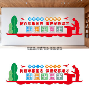 校园栋梁文化墙