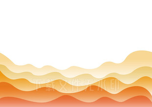 渐变波浪形抽象背景图