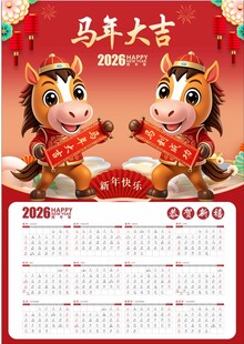 2026年马年挂历