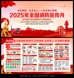 2025消防安全日海报