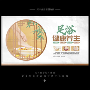 足浴海报