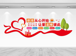 感恩教育文化墙