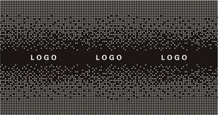 中间LOGO腰线渐变玻璃膜